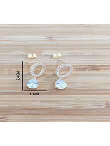 Stud Earrings - 金色 - 查看 2