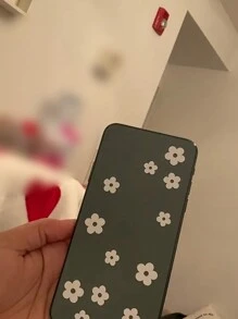 6pcs Car Rear View Mirror Sticker Decor With Plant & Flower Pattern - White - View 3