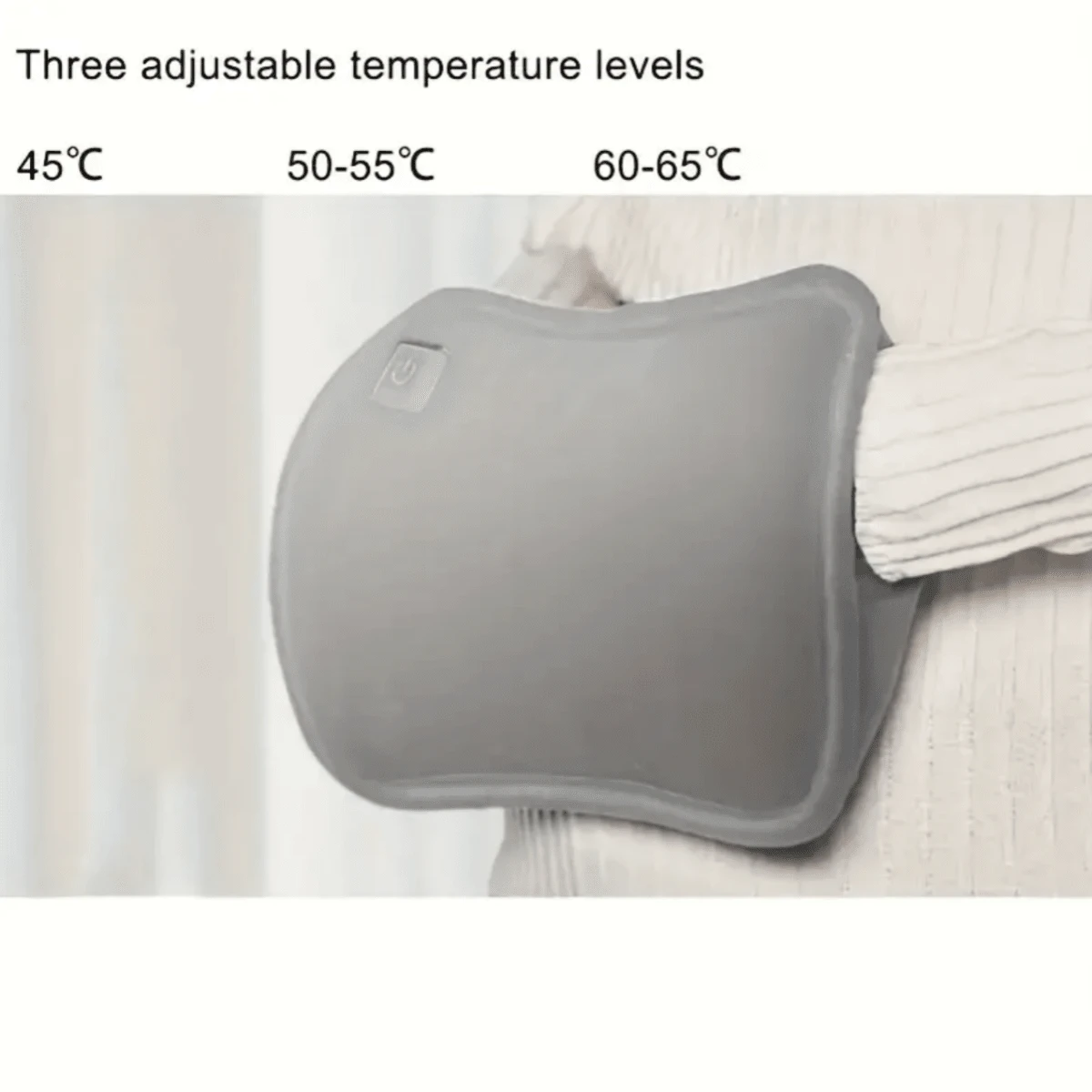 1入組usb手套加熱袋,可攜式電熱手套,可清洗可折疊加熱器,適用於家庭辦公室/戶外旅行,讓你感受溫暖的感覺,感恩/萬聖節/聖誕節禮物 - 灰色 - 查看 1