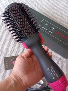 Cepillo Secador De Cabello Profesional  De Aire Caliente 4 en 1, Mas Volumen A Tu Cabello y Mas Firmeza. - Rosado Sandía - Ver 9