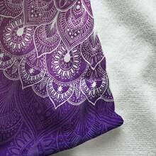 1件加大加厚超柔軟幾何波西米亞圖案超細纖維毛巾夏季沙灘巾草墊瑜珈墊適用游泳池露營旅行沙灘巾披肩 - 彩色 - 查看 5