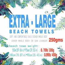 1件加大加厚超柔軟幾何波西米亞圖案超細纖維毛巾夏季沙灘巾草墊瑜珈墊適用游泳池露營旅行沙灘巾披肩 - 彩色 - 查看 6