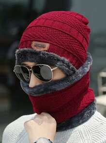 Mũ len nam - Màu Đỏ Sâu - Xem 24