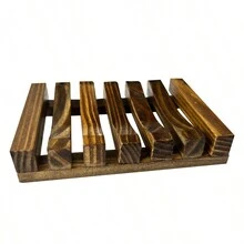 1入組木質肥皂盤架,有趣的新年禮物 - 彩色 - 查看 1