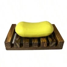 1入組木質肥皂盤架,有趣的新年禮物 - 彩色 - 查看 2