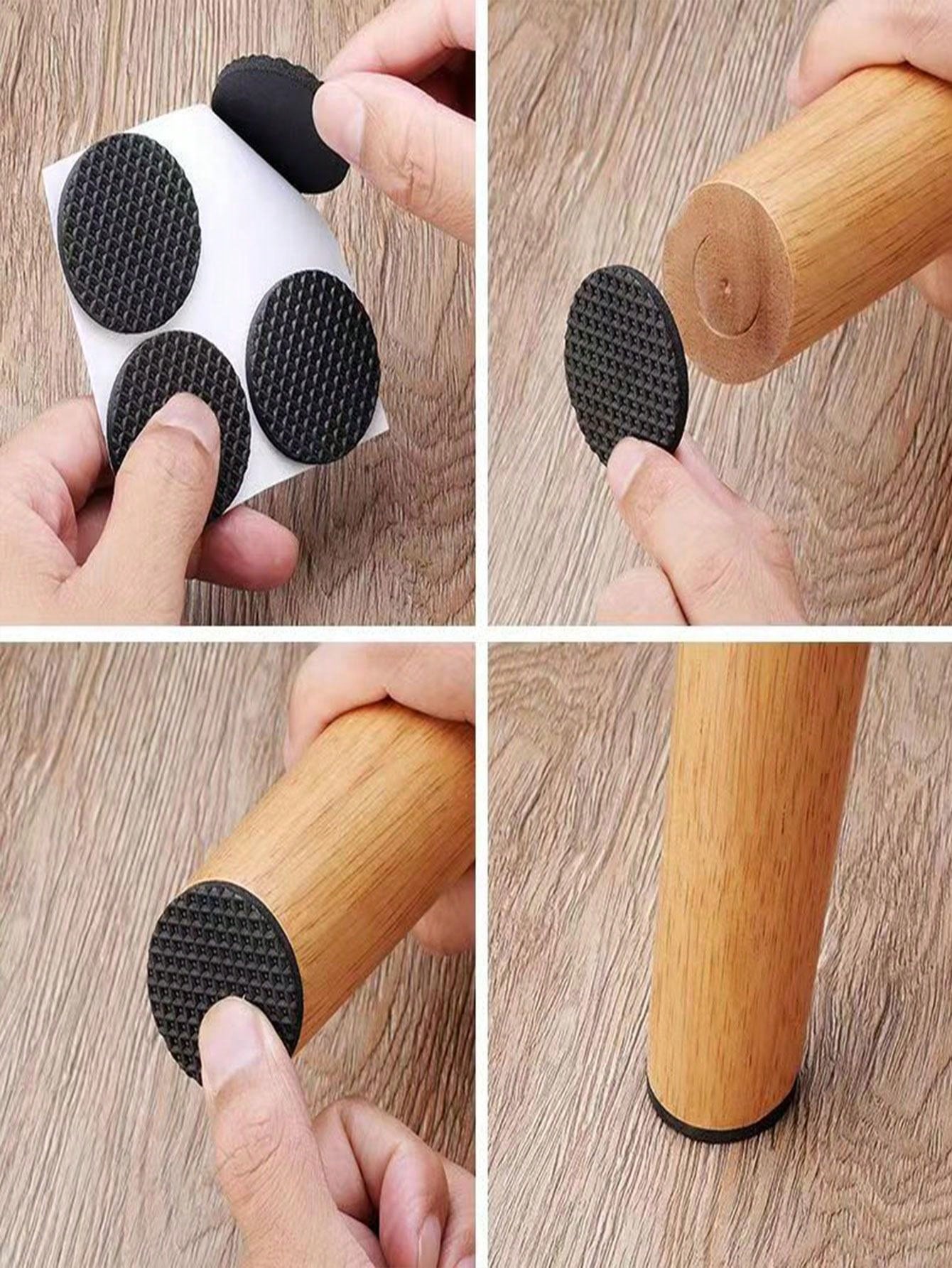 30 Pcs/Set NonSlip EVA Table And Chair Mats Modern Black Wear