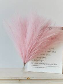 5 cái/15 cái/30 cái Cỏ Pampas nhân tạo 16,5" Màu hồng nhạt Lông vũ cỏ Pampas nhân tạo Trang trí Cành cây lau sậy giả mềm mại Trang trí bình hoa Phong cách trang trại Boho Trang trí đám cưới, Ngày lễ tình nhân, Quà tặng Sinh nhật Tốt nghiệp, Trang trí mùa thu, Mùa thu, Cây giả - Màu Hồng baby - Xem 4