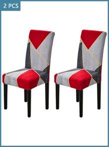 2/4/6 Piezas Cubresilla Elástica Impresa Cubre Sillas De Comedor Y Sus Patas, Protege Las Sillas Y Decora Tu Hogar