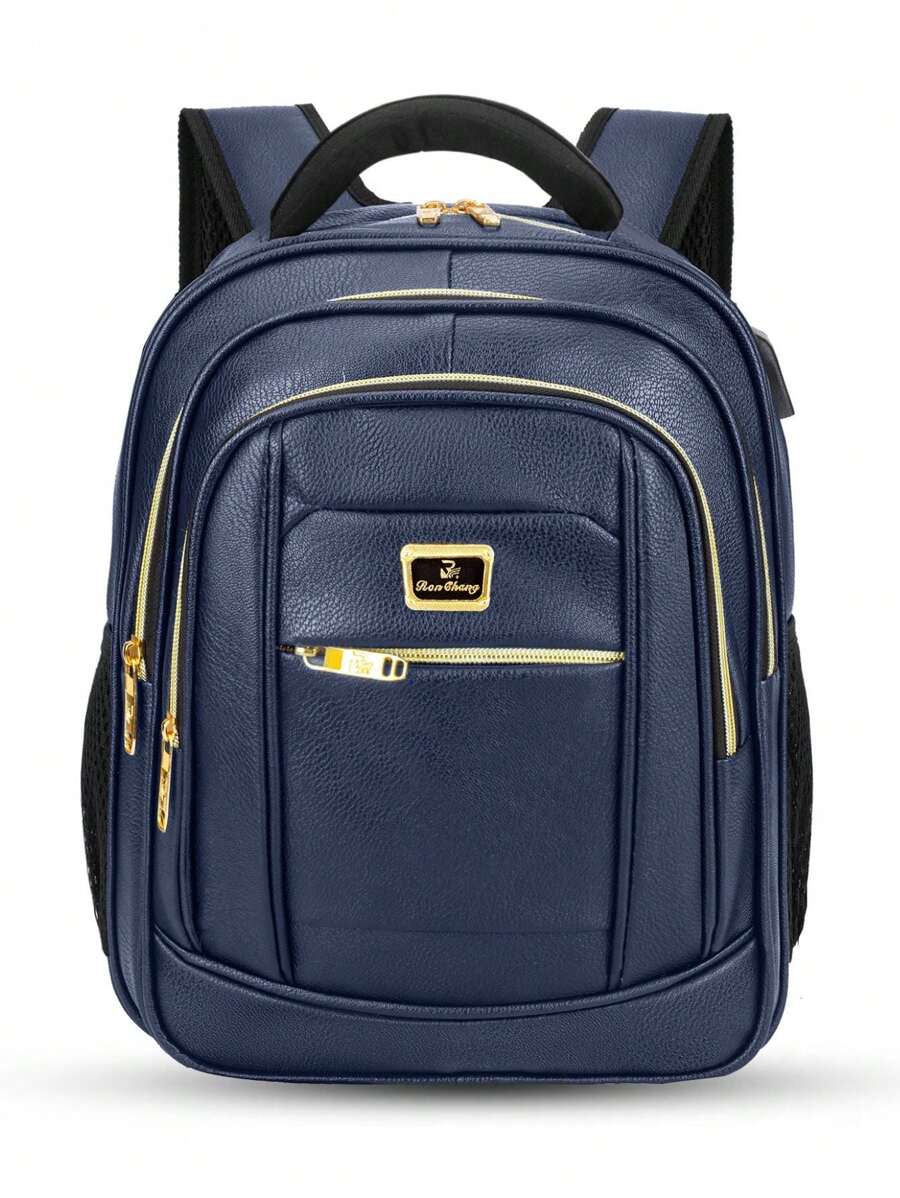 Men Fashion Backpacks - Màu xanh lam - Xem 1
