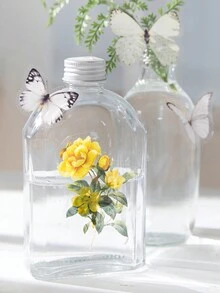 CANDY POETRY 60 件/包蝴蝶和花朵裝飾貼紙日記、diy 剪貼簿用品、節日禮物、創意學校文具 - 粉色 - 查看 7