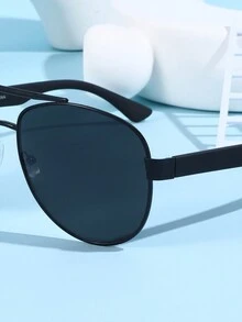 飛行員風格男式太陽眼鏡大圓架蛤蟆鏡遮臉瘦面和防uv,駕駛和釣魚配眼鏡 - 彩色 - 查看 7