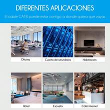 Cable De Red Cat8 Vention Rj45 Ethernet Sstp Patch Cable 15 Metros - Negro - Ver 10