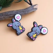 1對女士極簡時尚耳釘；送給情侶、女性、朋友或閨蜜最佳選擇的禮物 - 時尚 - 查看 3