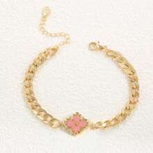 1條雙面鮑魚手鐲,時尚女性多用途手帶 - 粉紅色 - 查看 8