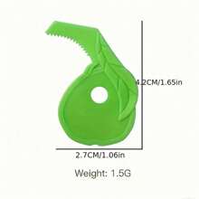 1pc Orange Peeler Grapefruit Peeler Kitchen Tool For Peeling Orange, Lemon, Pomelo And Opening Pomegranate Fruit - Green - View 3