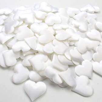 100pcs 3.5cm Heart Shaped Confetti, Sponge 3d Hearts & Heart Shaped Petals Party Decoration Supplies, Great For Wedding And Valentine's Day Decoration Halloween Valentines
