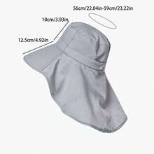 Spring And Summer Outdoor Uv Protection Sun Hat With Ponytail Hole For Women, Korean Fashion, Wide Brim, Face Shaping Design, Can Be Folded Into Shoulder Bag, All-Round Sun Protection For Outdoor Sports - Pink - View 4