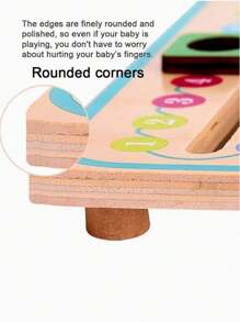 下單時贈送木制青蛙多功能日歷鬧鐘認知玩具套裝 - 綠色 - 查看 3