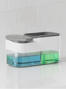 1pc Soap Dispenser Liquid Detergent Pump For Kitchen Sink, Bathroom And Multifunctional Use - Grey - View 7