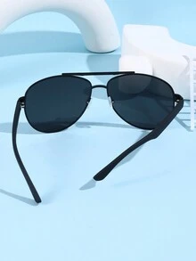 飛行員風格男式太陽眼鏡大圓架蛤蟆鏡遮臉瘦面和防uv,駕駛和釣魚配眼鏡 - 彩色 - 查看 8