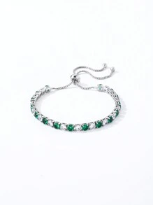 1 件基本簡約風格多色可調式抽繩手鍊 - 彩色 - 查看 24