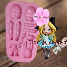 Molde de silicona MARIA BUNNY 2 - Rosa - Ver 1