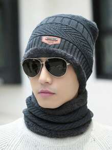 Mũ len nam - Màu Đỏ Sâu - Xem 9