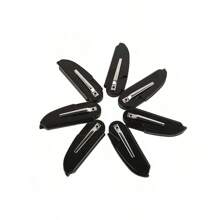 1入折疊式髮型＆鬍鬚梳口袋尺寸旅行理髮梳,男性用剃刀造型塑料梳 - 黑色 - 查看 8