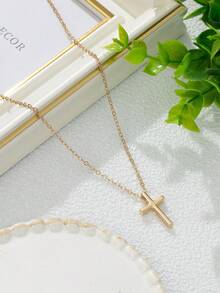 1根時尚的2024項鍊,適合女性日常穿著 - 金黃色 - 查看 3