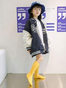 Children's Socks For Spring And Autumn, Boneless Mid-Calf Candy Color Socks For Big Boys And Girls - Hot Pink - View 8