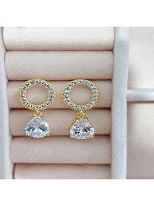 Stud Earrings - 金色 - 查看 4