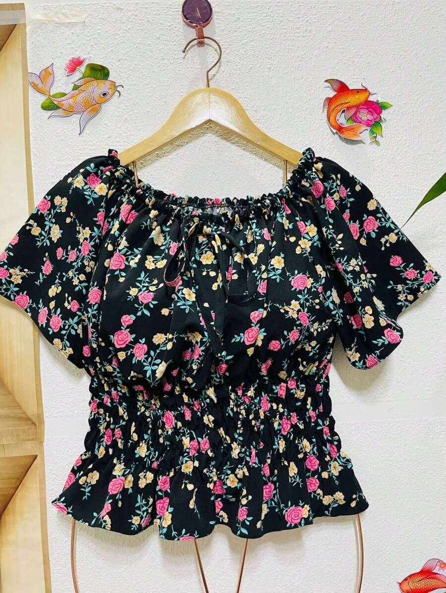 Women Tops - Black - View 1