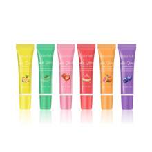 6pcs/Set Women's Gift Fruit Flavored Lip Oil, 15ml/Bottle With Hyaluronic Acid, Squalane. 24h Deep Moisturizing & Hydrating Lip Balm, Suitable For Dry Skin