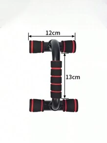 1對h型伏地挺身架,適用於家庭運動胸肌訓練健身器材 - 酒紅色 - 查看 7