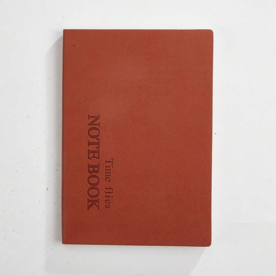 Cuaderno A5 Grueso Con Páginas De Cuadrícula Y Páginas Cuadradas, Para Papelería, Cuentas Manuales, Escritura Creativa En Diario - Marrón - Ver 1