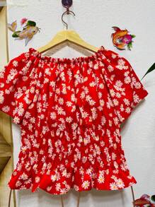Women Tops - Red - View 2