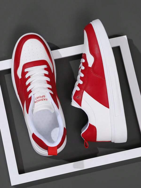 Hombres con cordón de dos tonos Zapatillas de skate , deportivo Zapatillas deportivas