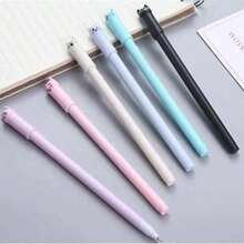 Bộ 6 bút chì kẻ nét hình mèo sáng tạo màu ngẫu nhiên, thiết kế Trung Đông, phù hợp cho học sinh - Nhiều màu - Xem 5