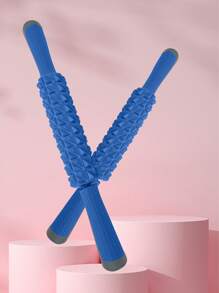 Eva Muscle Relaxation And Anti-Slip Foam Roller Massage Stick - Black - View 2