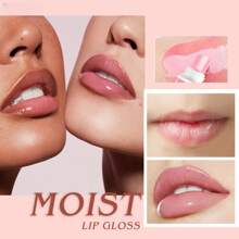 6pcs/Set Women's Gift Fruit Flavored Lip Oil, 15ml/Bottle With Hyaluronic Acid, Squalane. 24h Deep Moisturizing & Hydrating Lip Balm, Suitable For Dry Skin