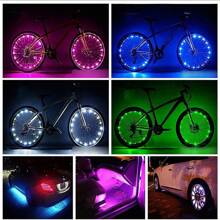 搭載rgb色彩變換電視背景燈的skc Led燈,配備20鍵遙控器,自粘diy燈,適用於滑板、臥室裝飾、衣櫃裝飾、自行車裝飾、帳篷裝飾等等 - 彩色 - 查看 5