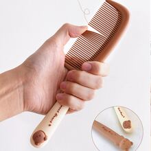 女士塑膠按摩髮梳,適合長髮兒童女孩 - 白色 - 查看 6