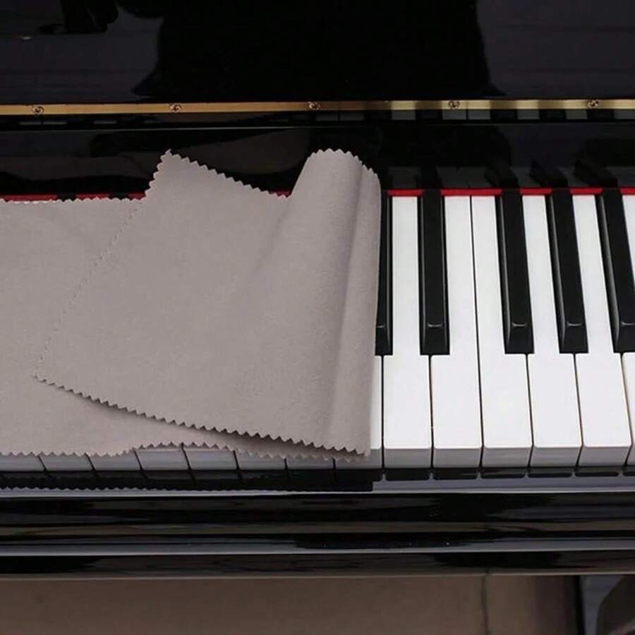 1pc 88 Key Keyboard Dust Cover Cloth For Electric Piano, Keyboard Instrument Accessories - Grey - View 1