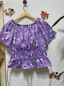 Women Tops - Purple - View 2