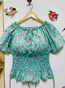 Women Tops - Mint Green - View 3