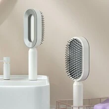 氣墊梳,空氣墊梳,女性專用,長髮抗脫髮梳,家用梳子 - 白色 - 查看 1