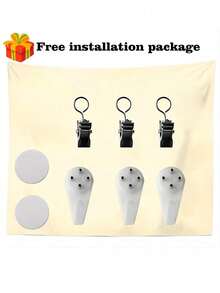 1入組綠色極簡風格油畫掛毯牆藝術,臥室、客廳裝飾,臥室美學家居牆面房間裝飾掛毯 - 軍綠色 - 查看 4