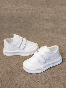 男女通用白色運動鞋,具有防滑柔軟大底,適用於戶外跑步、攀登,全季節 - 白色 - 查看 2