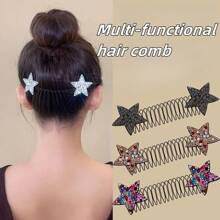 3入組女孩日常多功能梳子 - 彩色 - 查看 1