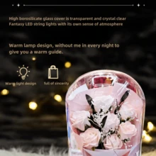 情人節禮物,人造花,仿真花,母親節禮物,派對禮物,花束,模擬花,粉色人造花花束,自己的禮物,告白禮物,家居裝飾,客廳裝飾,臥室裝飾 - 淺粉色 - 查看 4